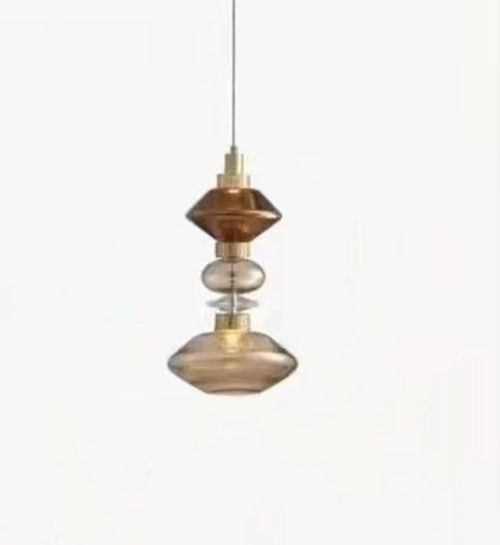 Italian designer glass pendant light for elegant interiors - vue 9 sur 12