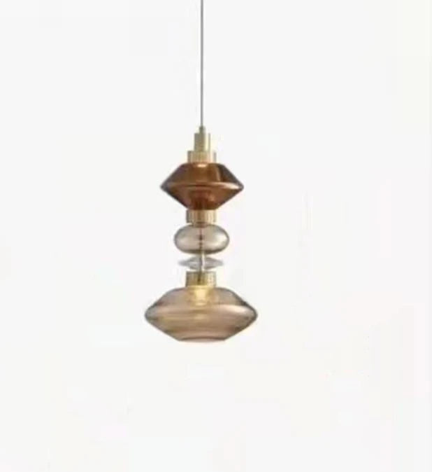 Italian designer glass pendant light for elegant interiors - vue 9 sur 12