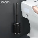 Luxury wall-mounted toilet brush quick cleaning bathroom accessories