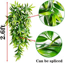 Bamboo hanging plants for outdoor garden decoration