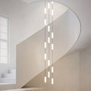 Nordic LED chandelier for staircase, duplex and penthouse villa