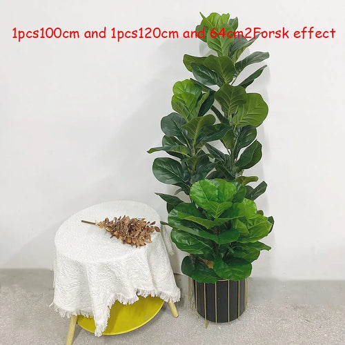 Large artificial ficus plant for indoor and outdoor decoration - vue 7 sur 19