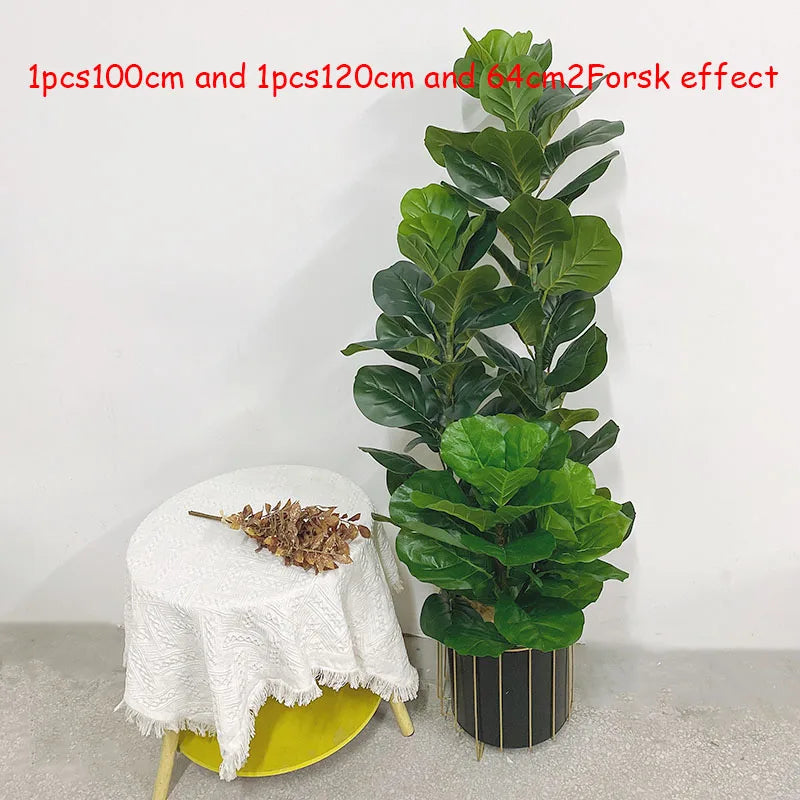 Large artificial ficus plant for indoor and outdoor decoration - vue 6 sur 19