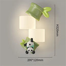 Children's monkey and panda LED wall light