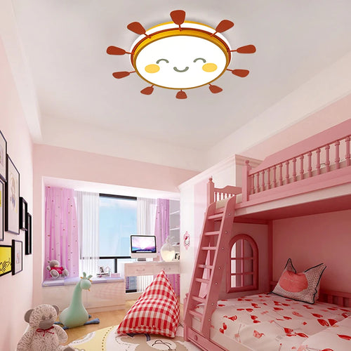Round LED desk lamp for children and study - vue 3 sur 7