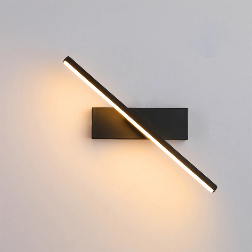 Modern adjustable 330° rotatable LED wall light