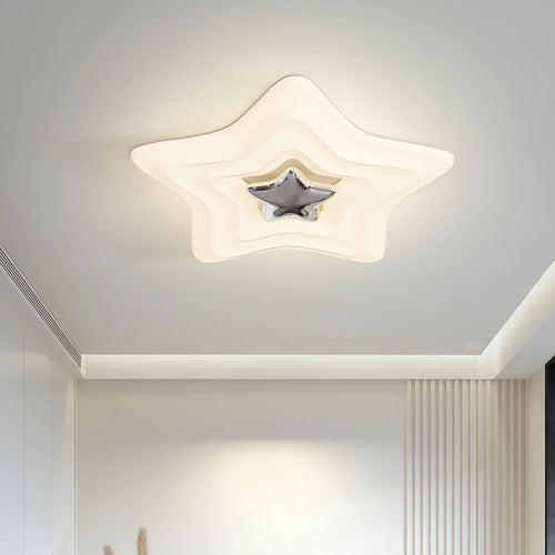 Modern round LED ceiling light for decorative indoor lighting - vue 5 sur 10