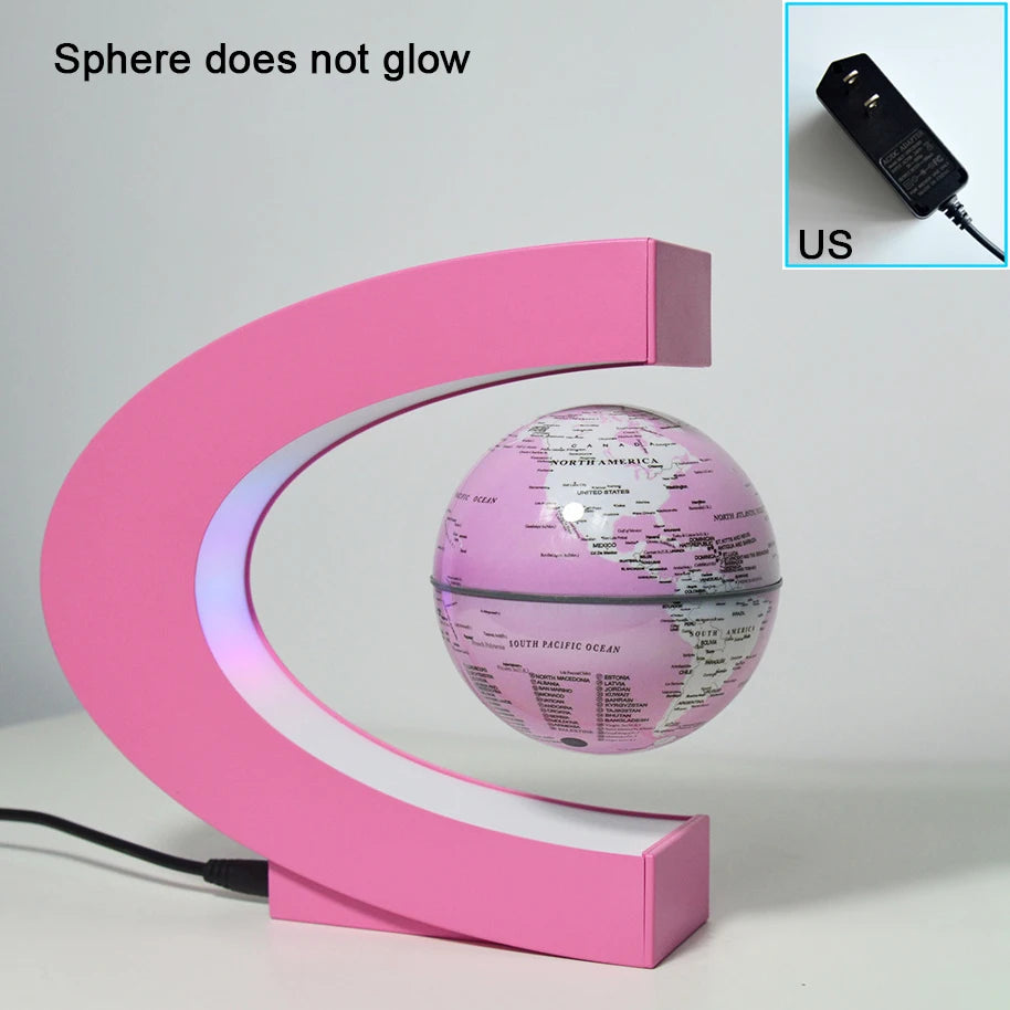 3d magnetic levitation globe with light autorotation - vue 16 sur 16