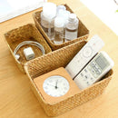 woven wicker storage basket for the kitchen