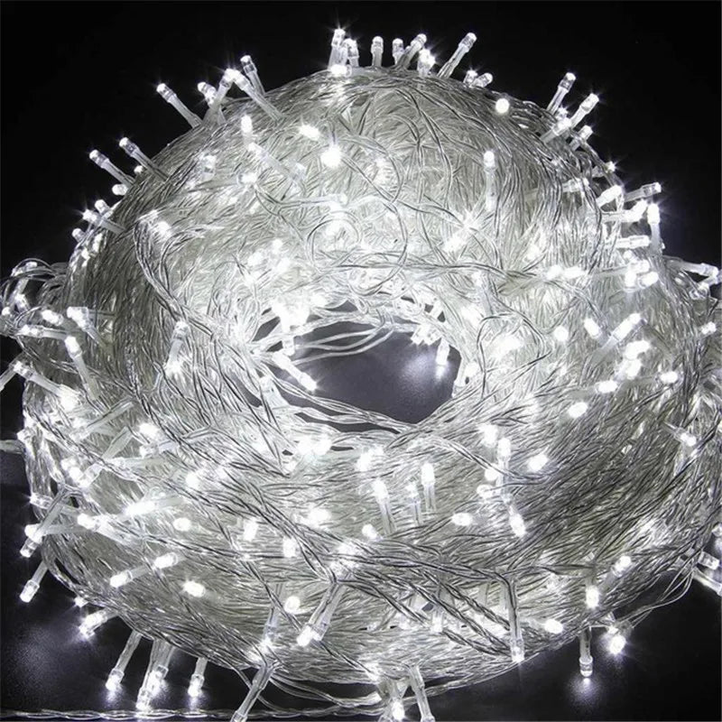Outdoor waterproof LED string lights 100 LEDs for parties and decorations - vue 3 sur 15