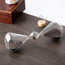 three-layer glass hourglass for Christmas decoration