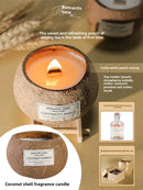 coconut scented candle gift set Christmas souvenir
