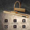 USB Led wall light with modern gold design