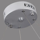 Metal chandelier with glass ball for interior decoration