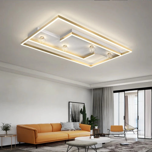Creative European style LED ceiling light with Alexa for interior decor - vue 4 sur 9