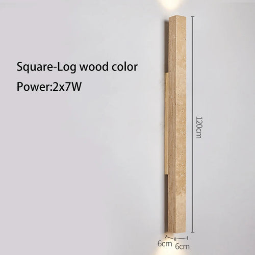 Long stone LED wall light - vue 17 sur 21