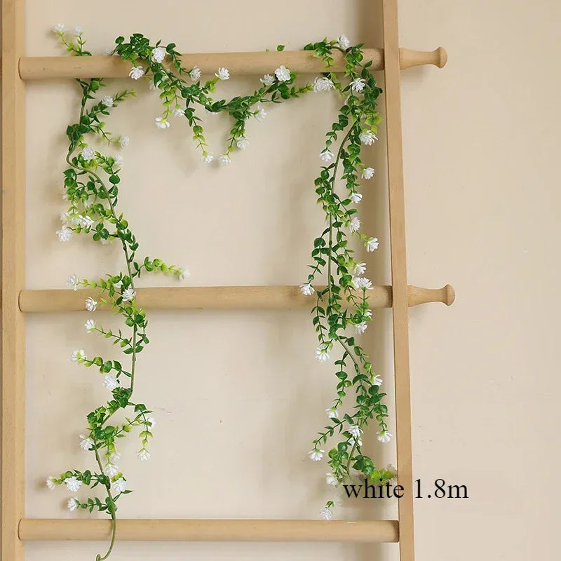 plantes artificielles eucalyptus gypsophile décoration d'hôtel et hall
