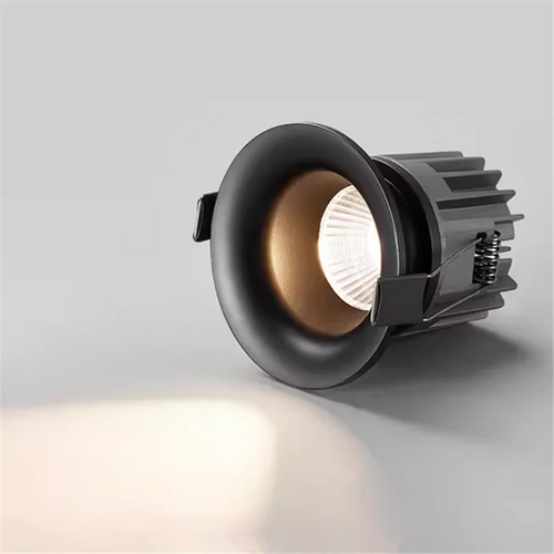 Super bright anti-glare recessed LED spotlight cri 99 with LED driver - vue 4 sur 5