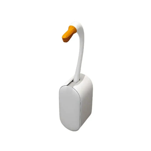 Goose Shape Toilet Brush - Wall-Mounted Corner Cleaner, Refillable Detergent, Funny Silicone TPR Brush, Bathroom Decor Accessory - vue 6 sur 7