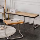 low stool in old Japanese-style rattan for living room or entrance