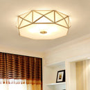 Retro copper ceiling light for modern lighting