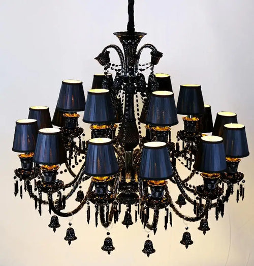 44-arm crystal chandelier for hotel and commercial centre - vue 10 sur 12