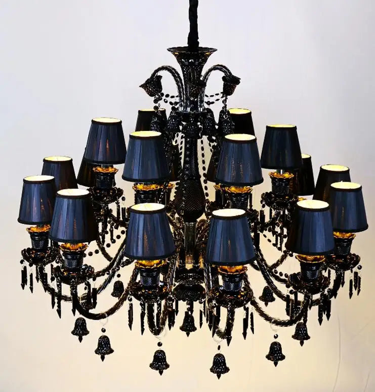44-arm crystal chandelier for hotel and commercial centre - vue 9 sur 12