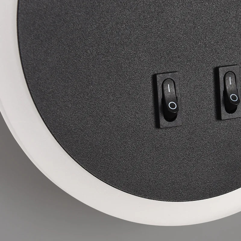 modern led wall light with usb port for mood lighting - vue 5 sur 8