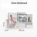 acrylic wall-mounted magazine rack for brochures and files