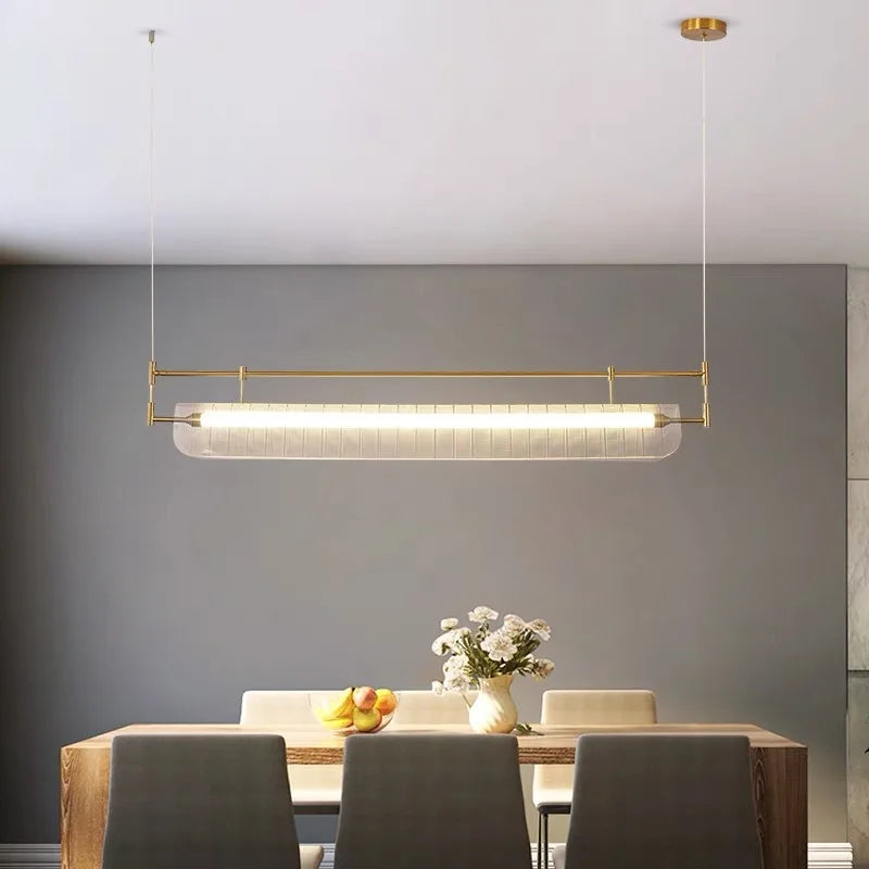 Retro glass pendant light for modern interior décor