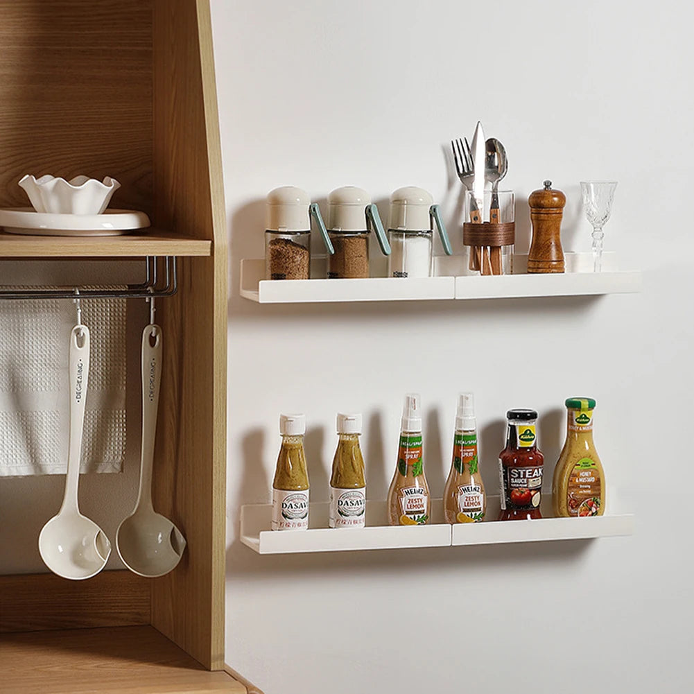 no-drill wall shelf for shower storage - vue 7 sur 7