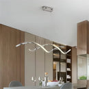 Modern luxury minimalist designer chandelier for bar