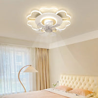 Modern ceiling light with 360-degree rotating fan for stylish lighting