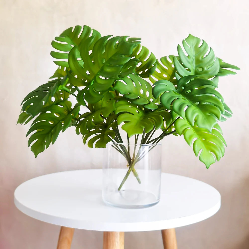 Artificial monstera tropical plant for indoor and outdoor decoration - vue 5 sur 7