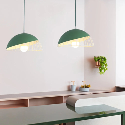 Modern creative macaron style chandelier for restaurant - vue 7 sur 10