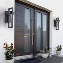 Geometric metal outdoor wall light IP65 waterproof