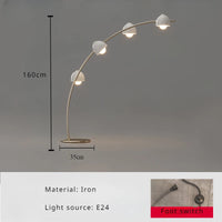 Modern Italian designer floor lamp for elegant interior decor