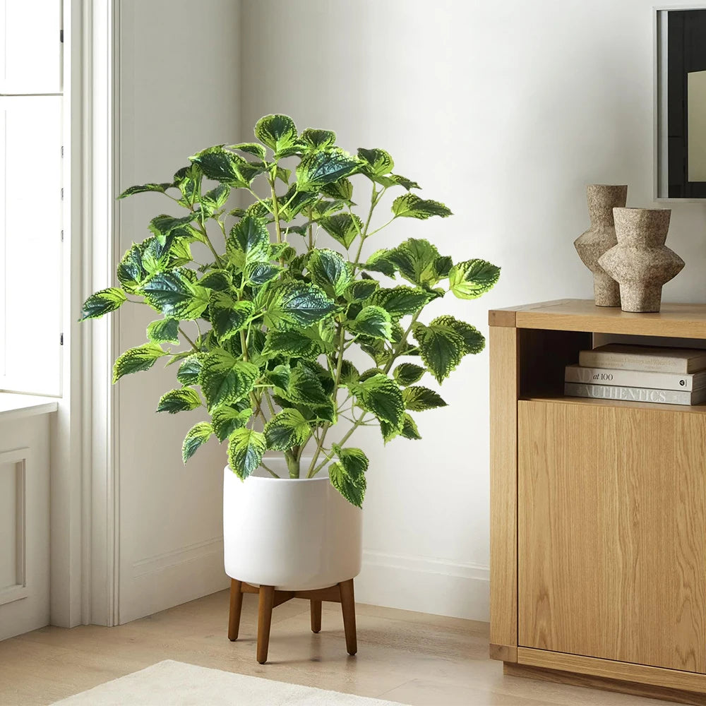 Artificial tropical eucalyptus plants for garden decoration