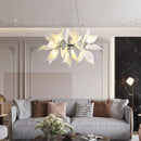 Modern luxury ceramic petal chandelier for shop or home use