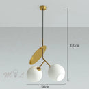 Modern glass pendant light for creative interior decoration