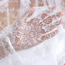 White floral lace table runner boho style