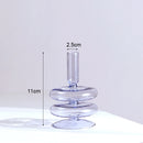 Vintage glass candle holder for weddings and romantic dinners