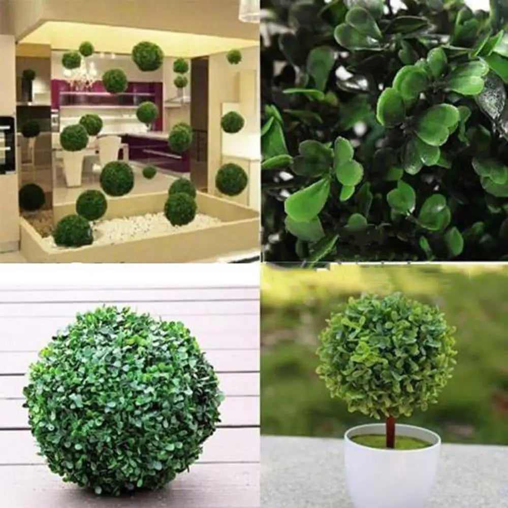 Artificial topiary ball plant for garden, wedding and party decor - vue 6 sur 6