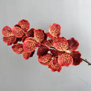 Set of 2 artificial vanda orchids for indoor decoration
