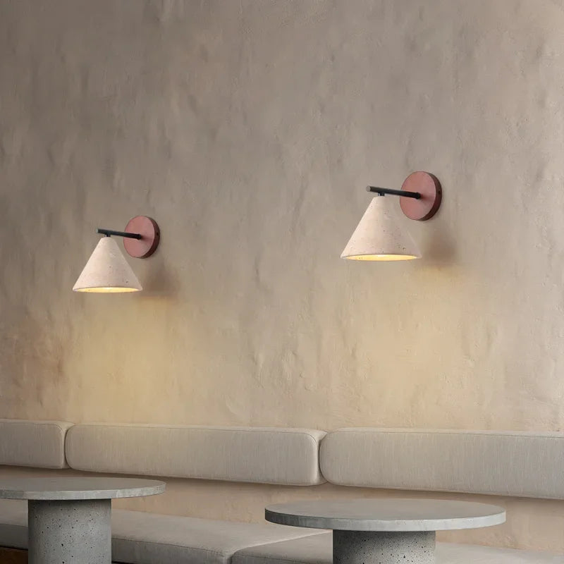 Classic natural stone wall light for interior decoration - vue 5 sur 7