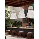 Japanese fabric chandelier for restaurants and bars