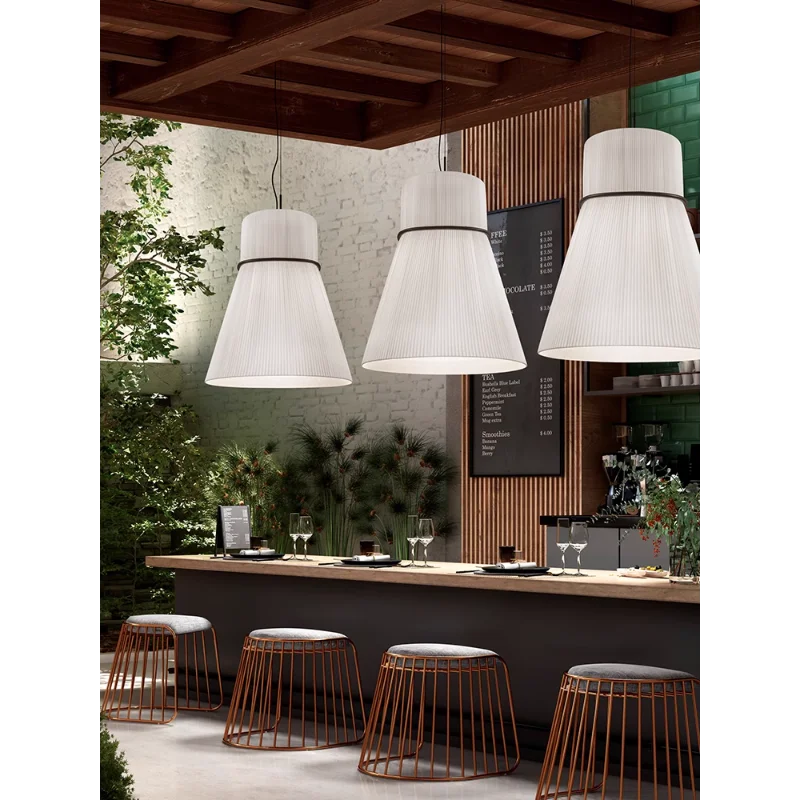 Japanese fabric chandelier for restaurants and bars