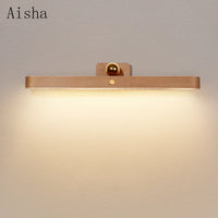 Portable LED wall light with USB charger and touch control