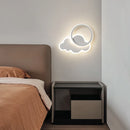 Creative cloud-shaped LED wall lamp for children