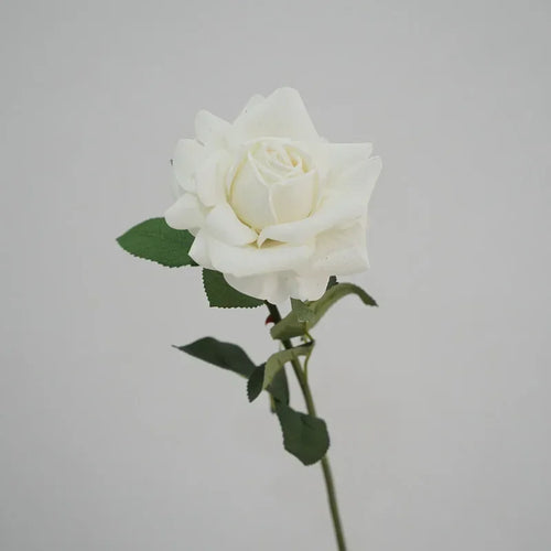 Artificial latex rose branch for decoration and gifts - vue 6 sur 11
